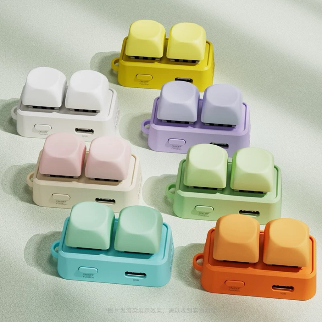 (ส่งไวจากไทย)Free 2 upgraded Wireless Bluetooth key cap ควบคุม E-book reader แบบไร้สาย แบบ 2 ปุ่ม Boox iReader