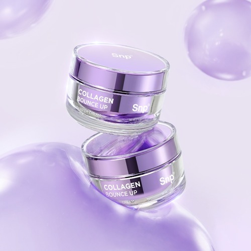 📌พร้อมส่ง ของแท้💯 SNP Collagen Bounce Up Barrier Cream 50ml 콜라겐 바운스 업 베리어 크림 ครีมคอลลาเจน 🚧💜