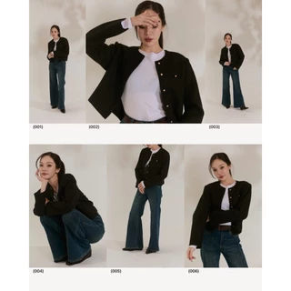[ CHICAGO BLAZER ] ทรงคอกลม น่ารักมากก มาพร้อมกับผ้าทวิตเนื้อนุ่ม ใส่สบายมากๆเลยค่ะ ใส่คลุมได้ลุคจึ่งๆกันไปเลยย