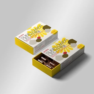 Milla Sunflower Lecithin เลซิตินดอกทานตะวัน มิลล่าเลซิติน แม่ให้นม แก้ท่อน้ำนมอุดตัน นมค้างเต้า เจ็บคัดเต้า (30 แคปซูล)
