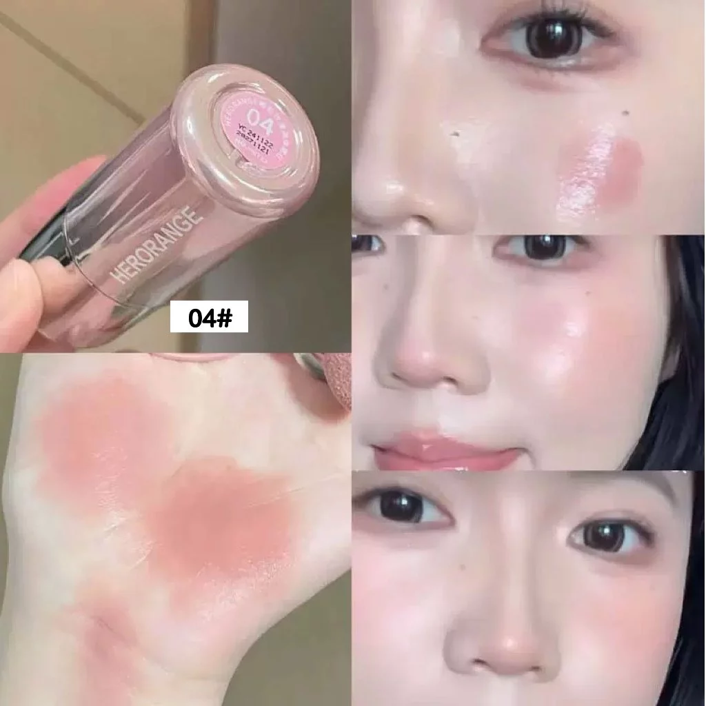 HERORANGE Liquid Blush Stick หัวฟองน้ำ กันน้ำ ติดทน thumbnail 8