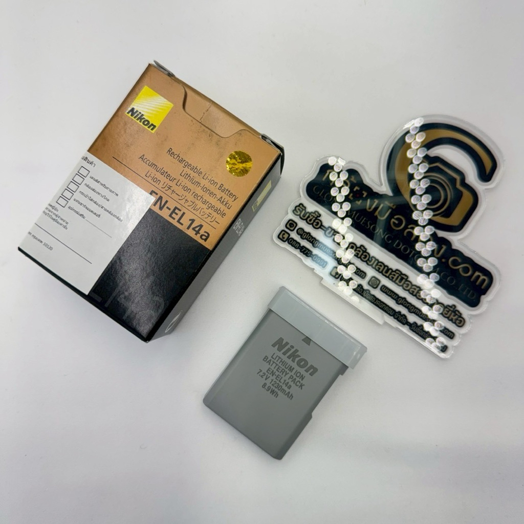 [มือสอง] Nikon Battery EN-EL14a ใช้สำหรับกล้องดิจิตอล Nikon D5100, D5200, D5300, D5500, D3100, D3200