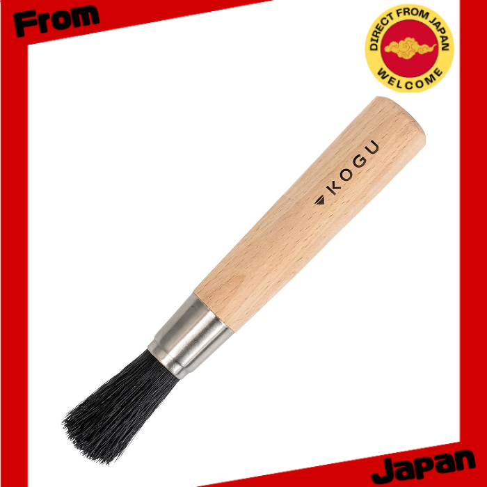 แปรงบดกาแฟ KOGU ขนาด 14.5 ซม. สำหรับทำความสะอาดเครื่องบด แปรงป้องกันไฟฟ้าสถิตย์ ด้ามจับทรงสามเหลี่ยมป้องกันการกลิ้ง ตั้งตรงได้ ทำความสะอาด กากกาแฟ ไม้ธรรมชาติ 46187 ของขวัญ วันเกิด วันครบรอบ Shimomura Kihan [Direct from Japan]