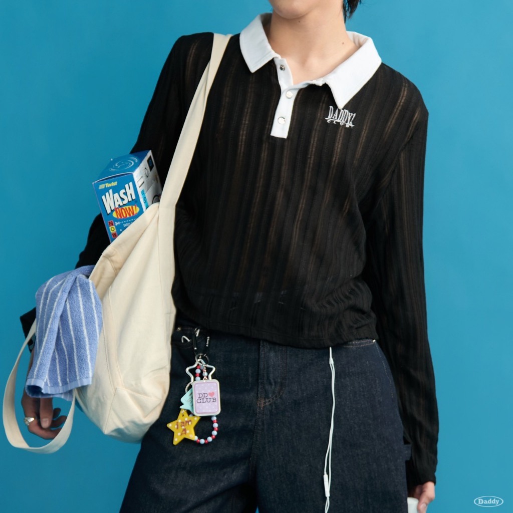 DADDYCLUB | Ragna Shirt เสื้อแขนยาว คอปก สุดน่ารัก - รูปที่ 4