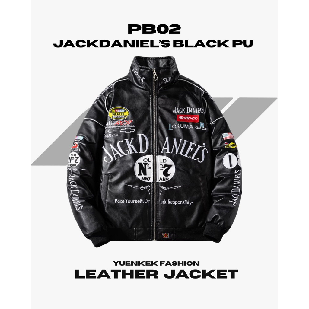 F1 jacket pu 🏁 แจ็คเก็ทหนัง pu🔥 Racing jacket 🏎️