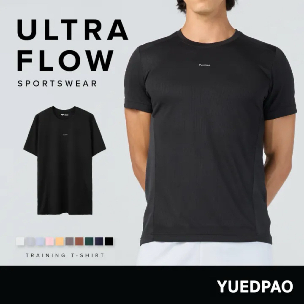 Yuedpao Sportswear เสื้อออกกำลังกาย เสื้อกีฬา ระบายอากาศได้ดี เสื้อสำหรับวิ่ง Ultra Flow Training Sh