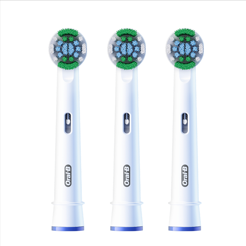 Oral-b rotating electric Toothbrush eb20 brush heads 3 pieces, Braun Precision Cleaning electric too