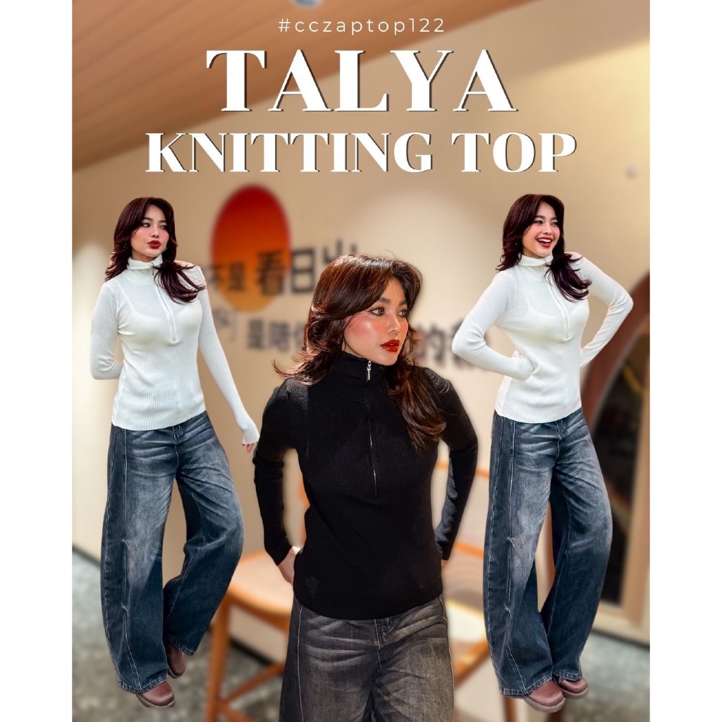 Chuuclothing Tayla knitting top [พร้อมส่ง] เก็บโค้ดหน้ากิจกรรม
