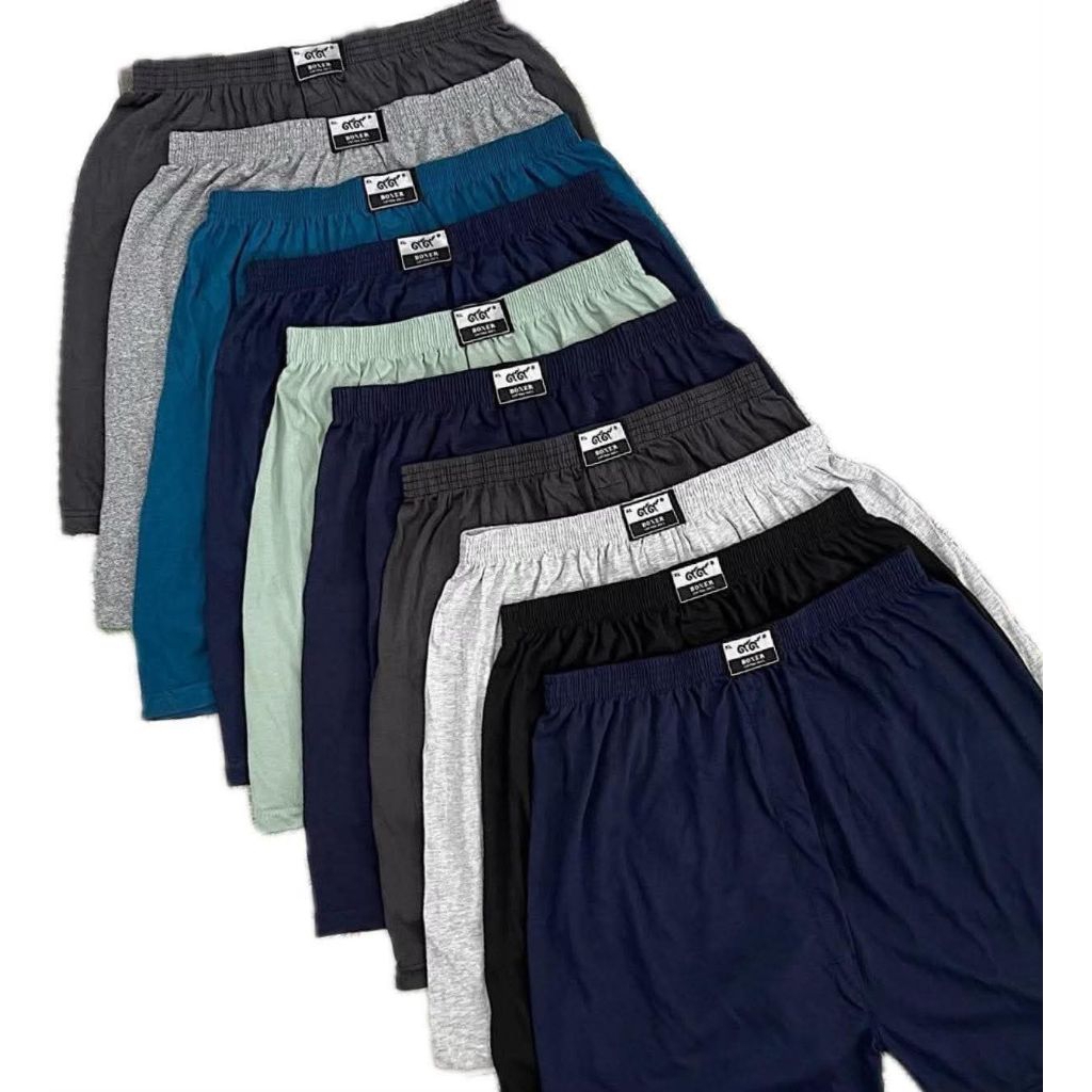 Set5ตัว] กางเกงบ็อกเซอร์ Boxer ผ้าCotton นุ่มใส่สบาย ไม่ย้วย สีสวย ส่งไว ฝ้าย - รูปที่ 4