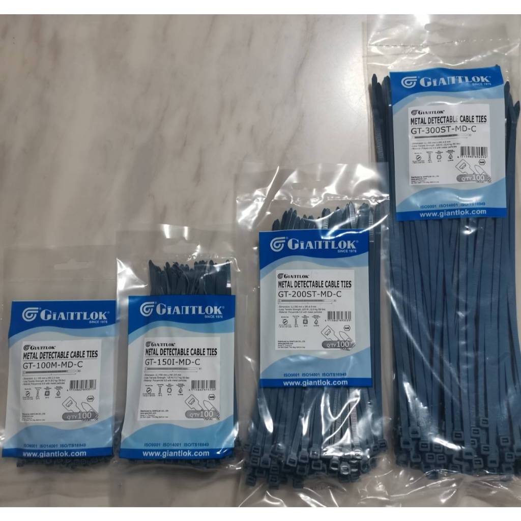 เคเบิ้ลไทร์ ตรวจจับโลหะ  ขนาดยาว 4นิ้ว   6นิ้ว   8นิ้ว  12นิ้ว