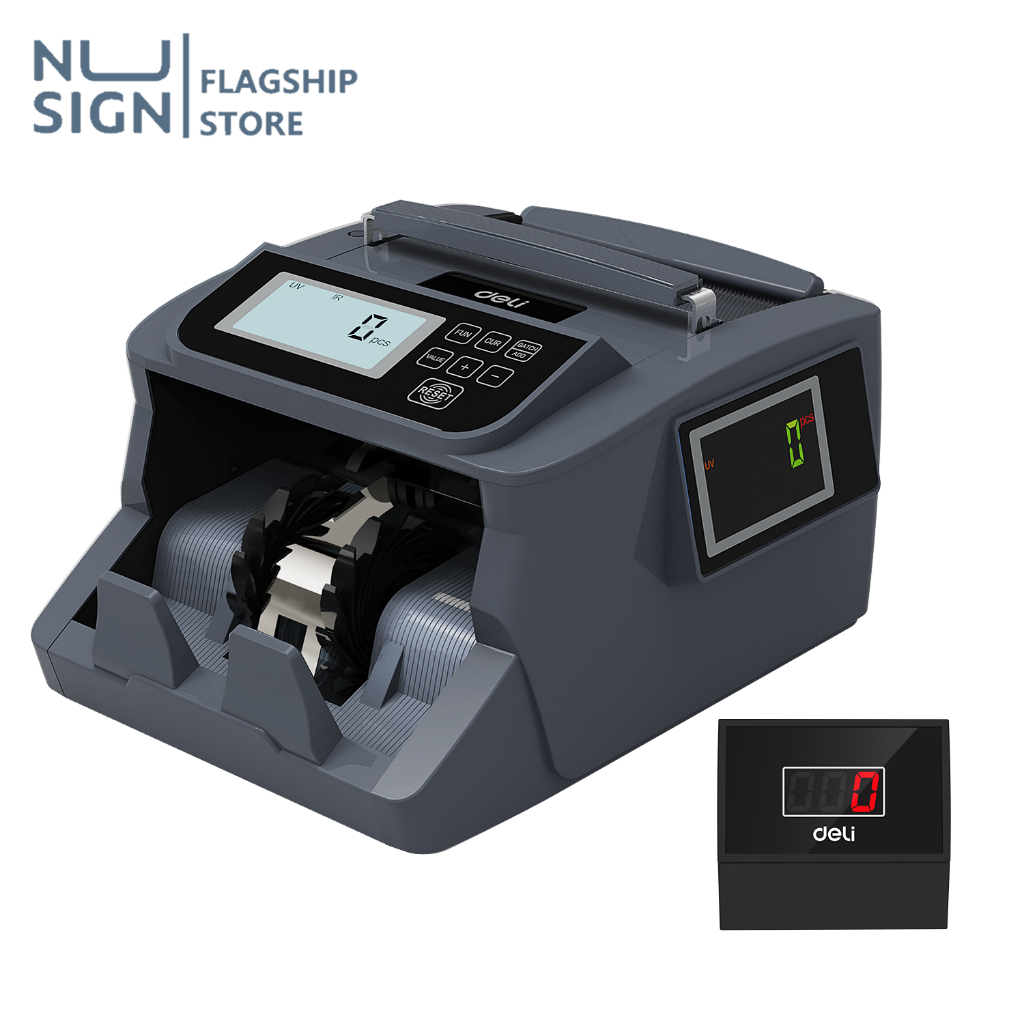 Nusign เครื่อง​นับ​แบงค์​​ เครื่องนับเงิน ตรวจธนบัตร รองรับหลายสกุลเงิน รับประกัน1ปี Bill Counter