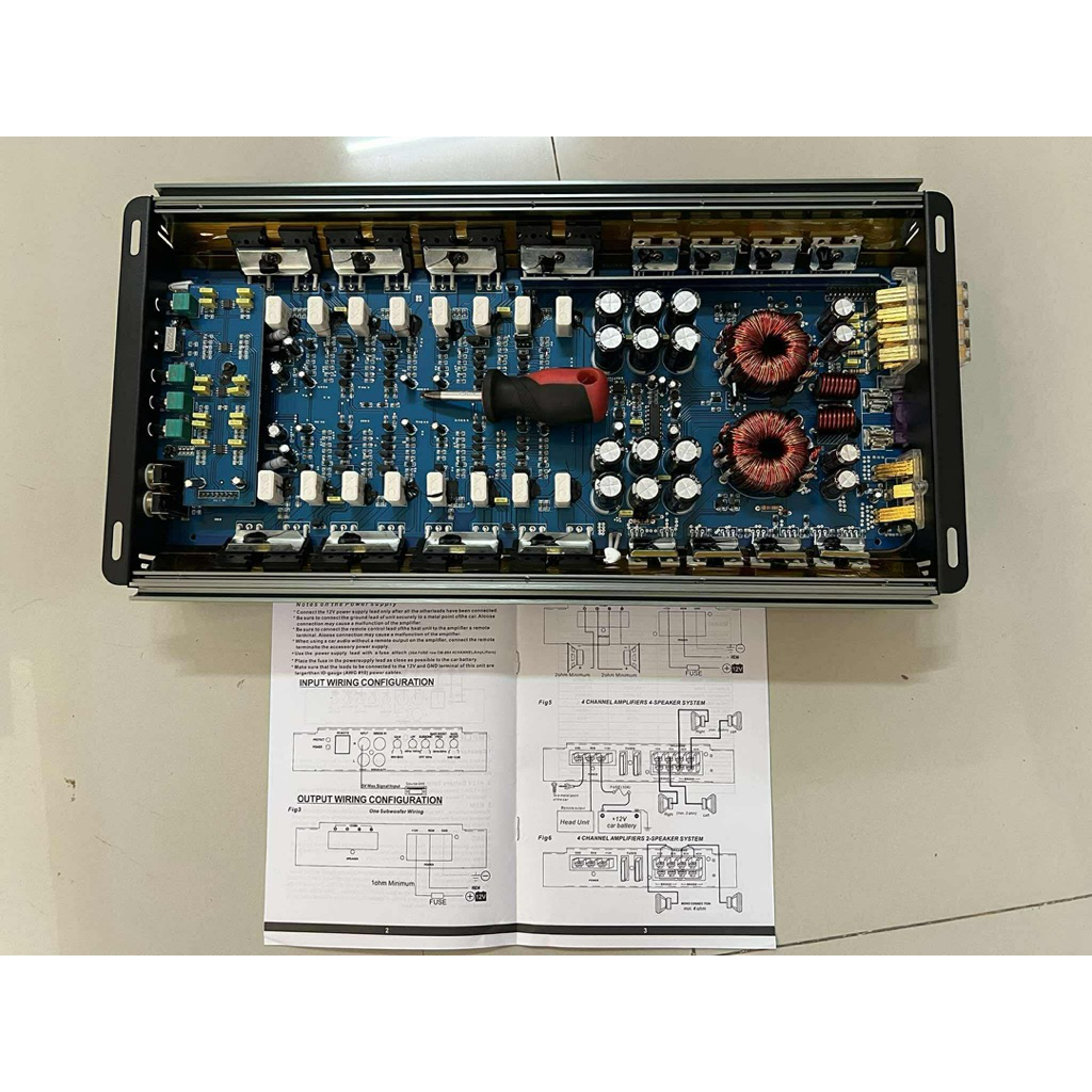 2985บาท 4Ch Class AB แรง อึด ทน วัตต์สูง เสียงดี รุ่น 88D.4AB ติดรถยนต์