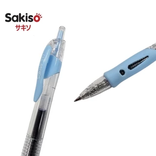 Sakiso ปากกาเจล รุ่น JGP010 ขนาด 0.38 มม. หมึกน้ำเงิน, แดง และดำ เขียนลื่น หมึกแห้งไว (ราคาต่อ 1 ด้าม)