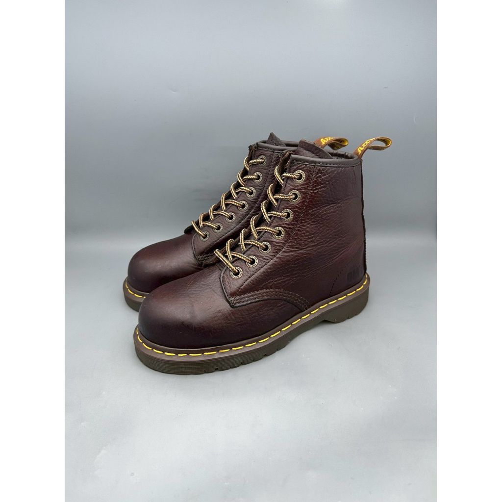 Dr.martens Icon 7B10 Steel in Bark ( หัวเหล็ก ) Size38