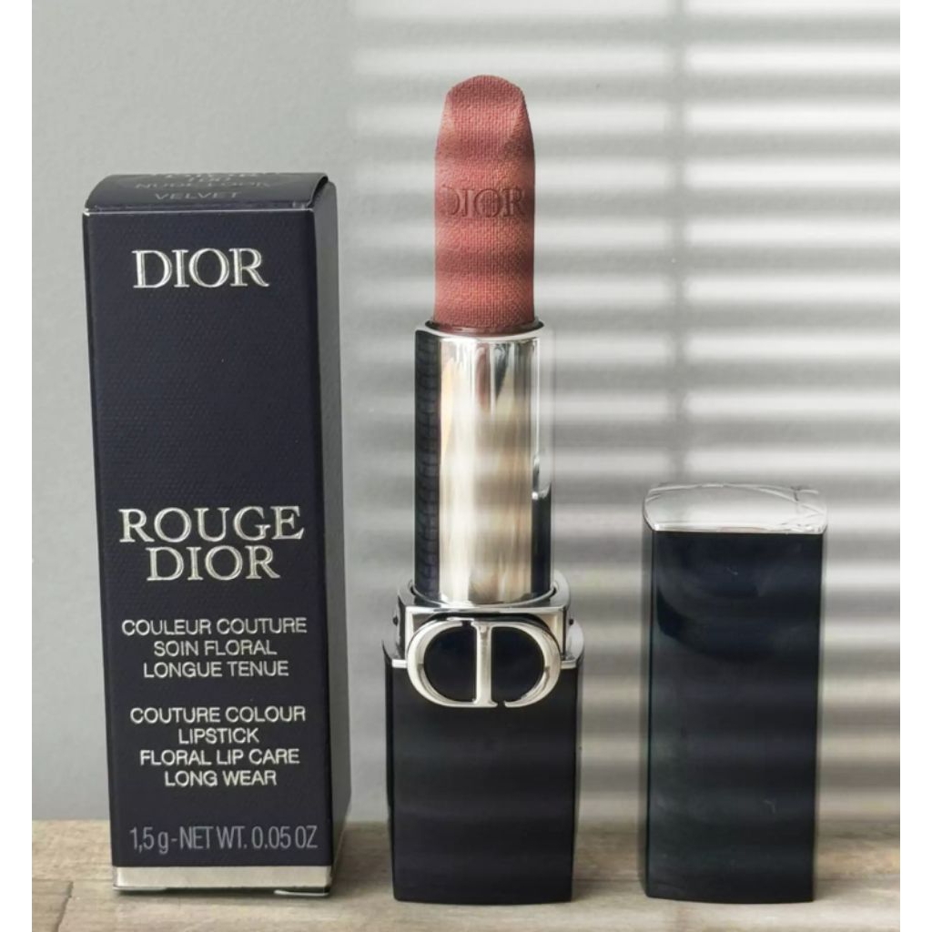 ลิปสติก Dior Rouge Velvet Lipstick 1.5g : 100 Nude Look