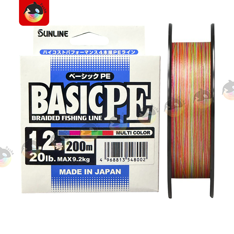 สาย PE Sunline Basic ถัก4 ยาว150เมตร ของแท้ made in japan