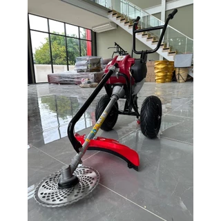 เครื่องตัดหญ้ารถเข็น NIPPON รุ่น NP-50 | 4 จังหวะ กำลังเร่งสูง 2.5 แรงม้า 50cc *พร้อมส่งโครงขาว* ก้านตัดสีเงิน
