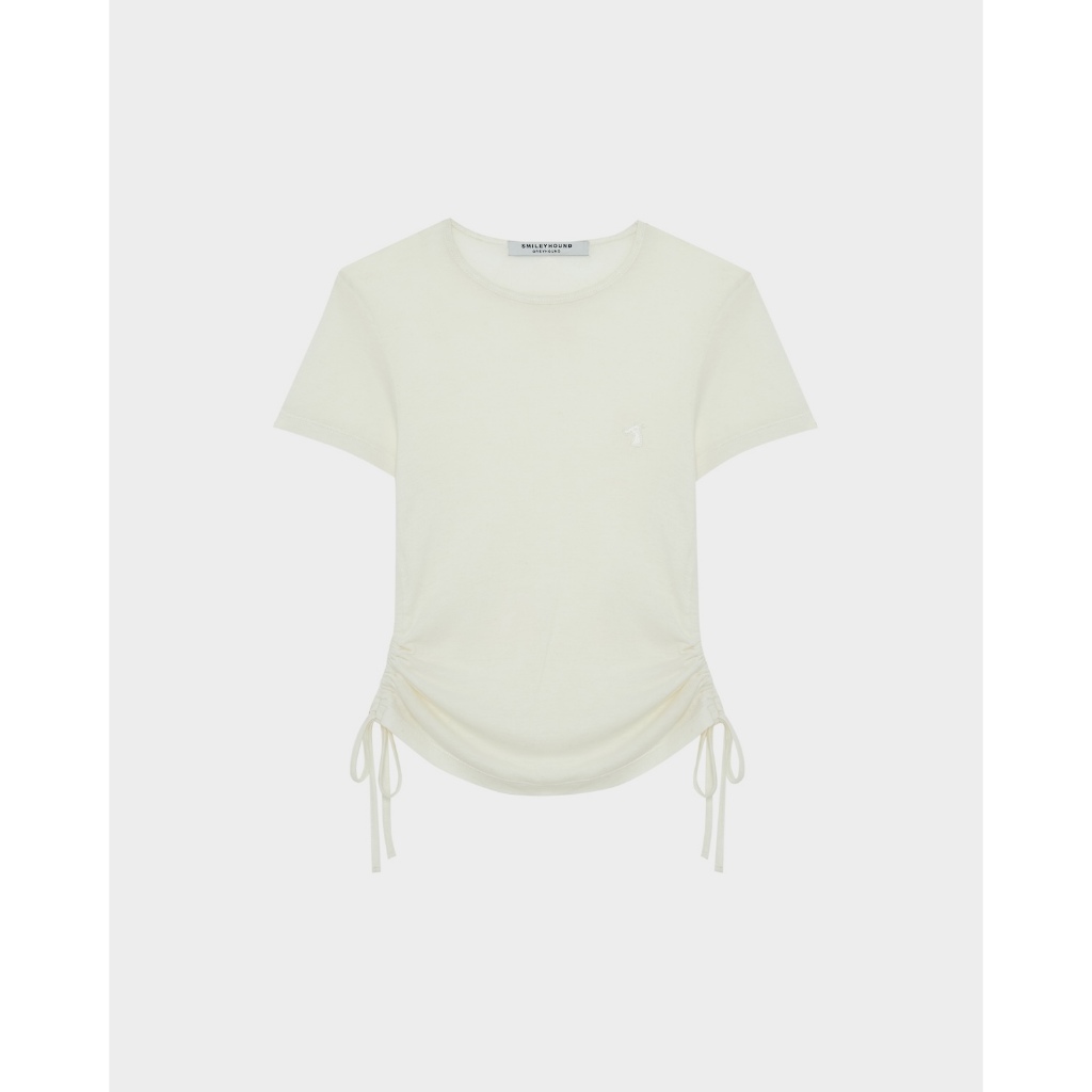 A25GD BESTIE SIDE TIE T-SHIRT