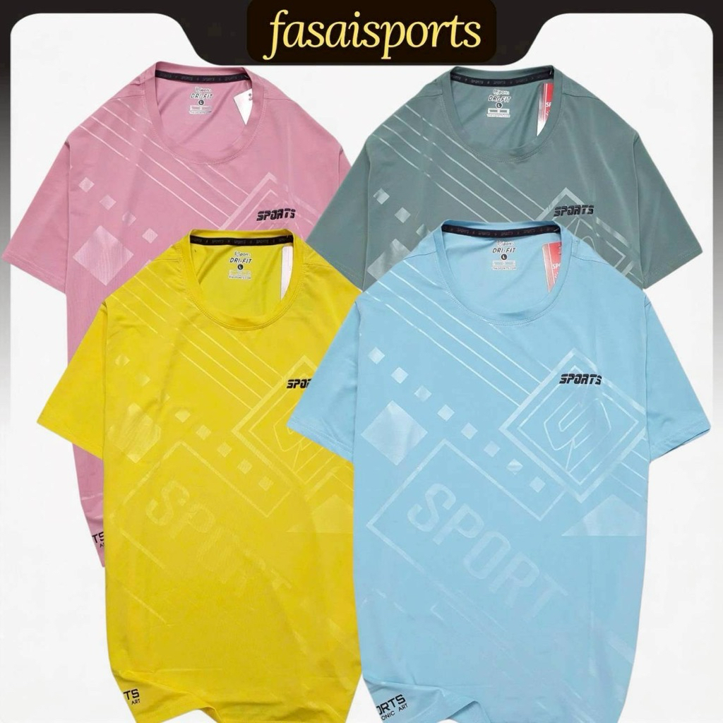 สินค้าใหม่ เสื้อยืดคอกลม ปักSports ลายกราฟฟิก สวยหรู ดูดี