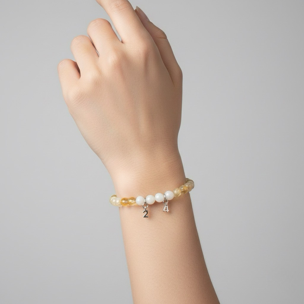 [Lucky Number] มงคลตัวเลข กำไลหินมงคลเสริมดวง 6mm. Nareegives