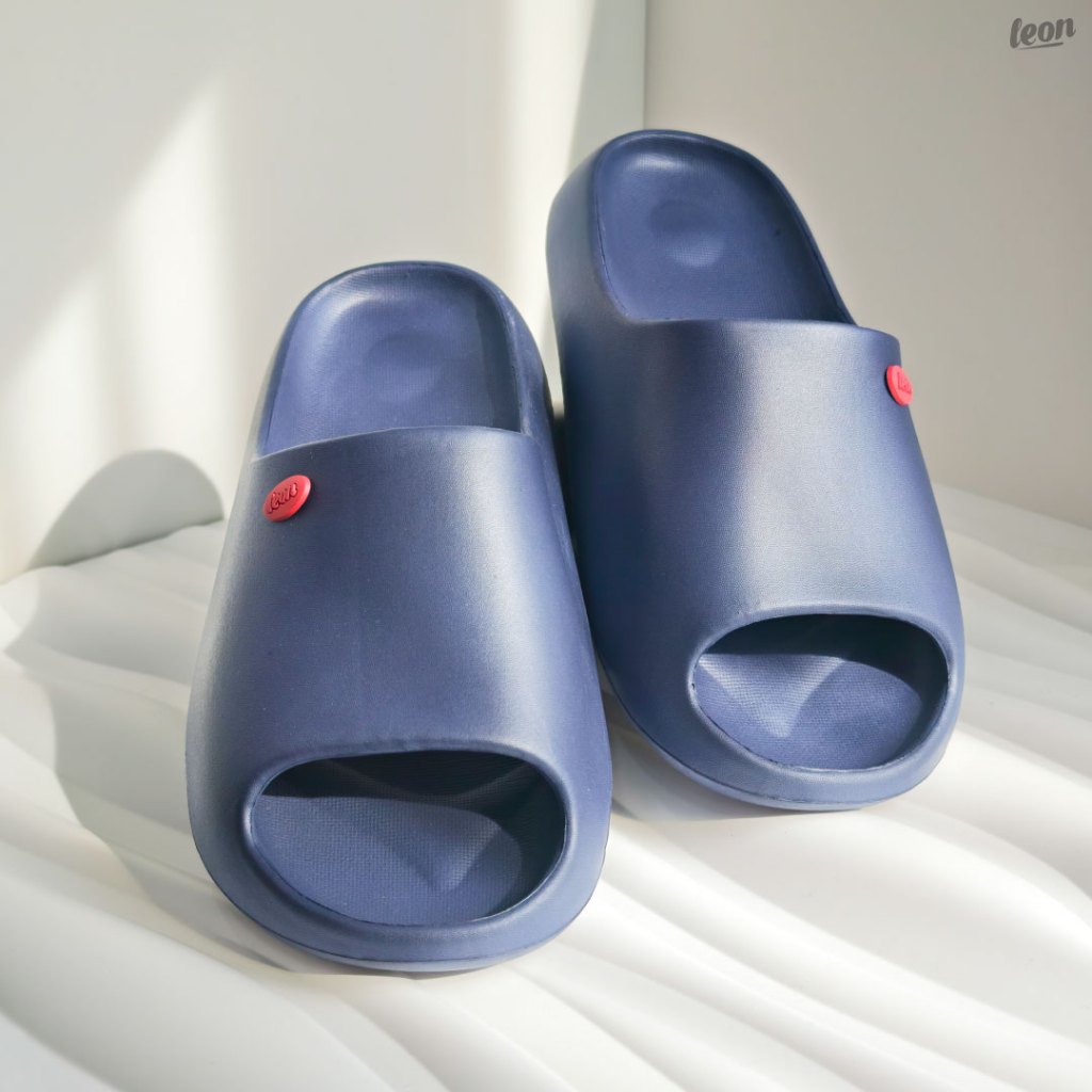 Leon รองเท้าแตะ SLIPPERS SOFT สีน้ำเงิน ราคา ถูกที่สุด ดีลบีเคเค แกลเลอรีภาพที่ 2