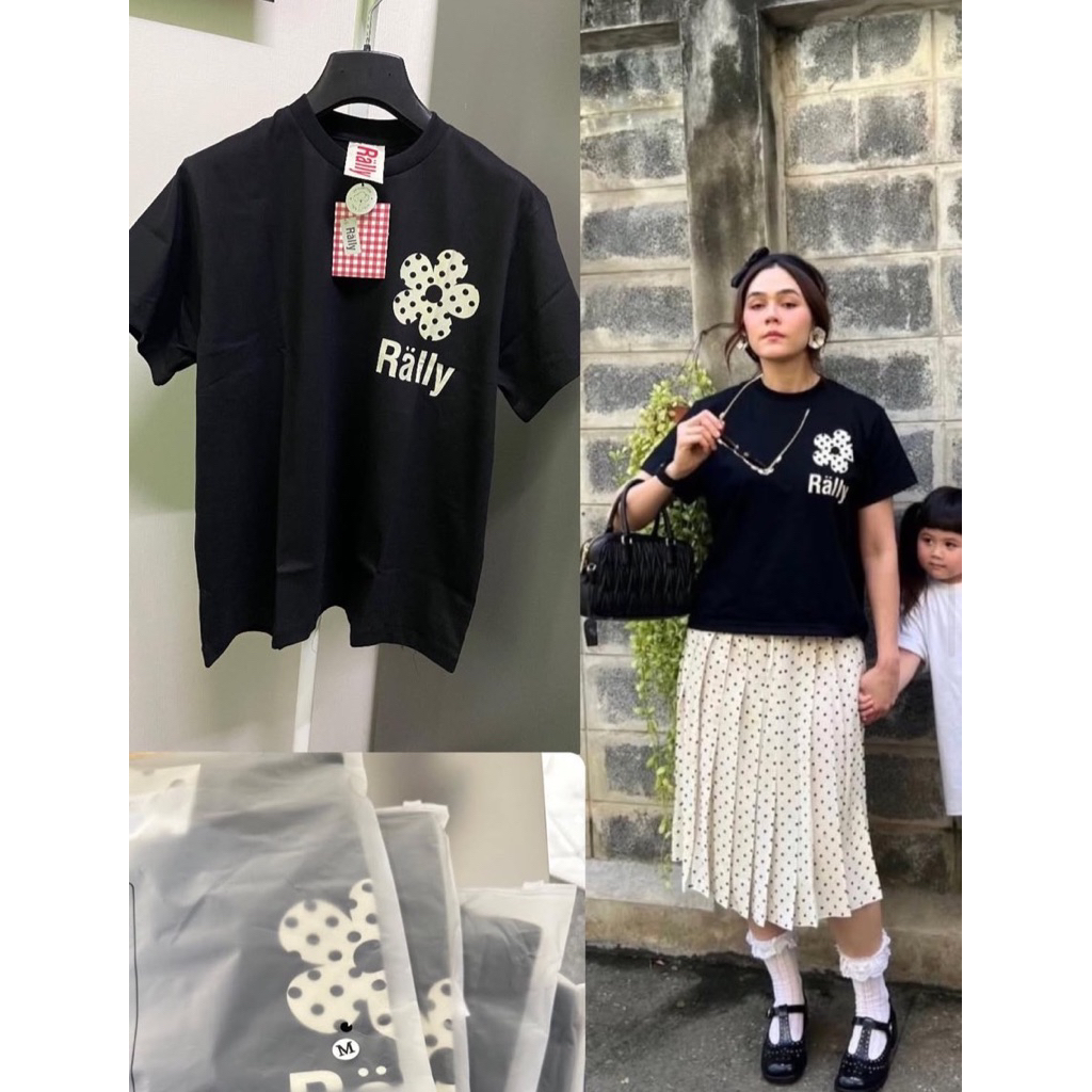 **รบกวนทักแชทก่อนสั่งซื้อ ***Rally Flower tee : Picnic edition
