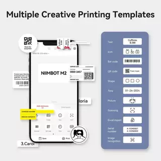 【1ม้วน M2】Niimbot M2 สติกเกอร์ฉลาก กันน้ําน้ํามัน เครื่องพิมพ์ไร้หมึก ฉลากถ่ายโอนความร้อน