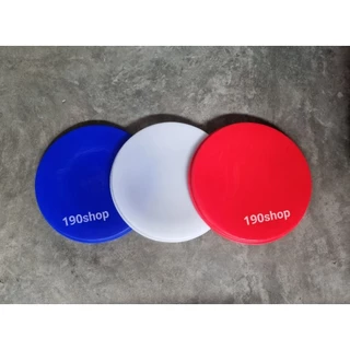 ฝาปิด ถังขยะ 200ลิตร สีน้ำเงิน-สีขาว-สีแดง ขนาดเส้นฝานศูนย์กลาง 63 cm. สูง 4.5 cm.
