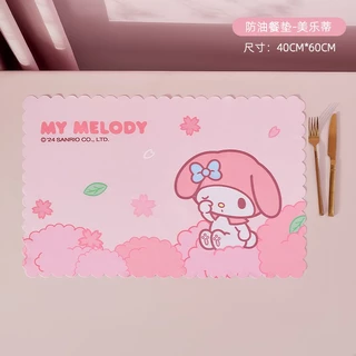 เสื่อฉนวน, เสื่อจานกันน้ํากันลื่น, Sanrio/Hello Kitty/My Melody แผ่นรองจานโต๊ะการ์ตูนป้องกันการลวก