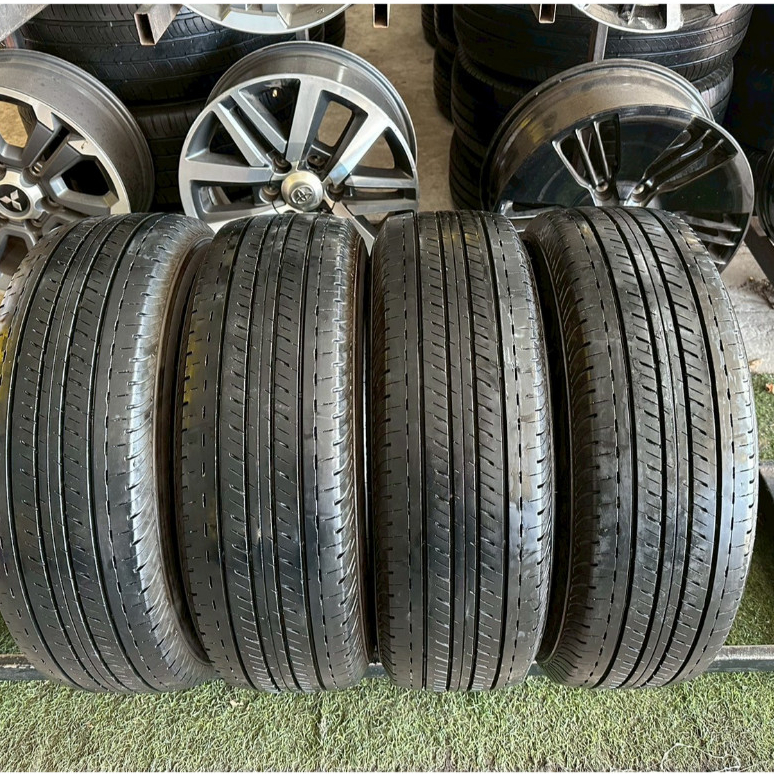 ยางมือสอง215/70R15 Bridgestone ปี24 รับประกันยาง30วัน ฟรีจุ๊มลม(ราคา/เส้น)