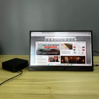 Intehill จอพกพา 15.6 นิ้ว FHD จอสัมผัส จอเสริมคอมพิวเตอร์ Touchscreen Monitor เชื่อมต่อ Windows รองรับสัมผัส 10 จุด