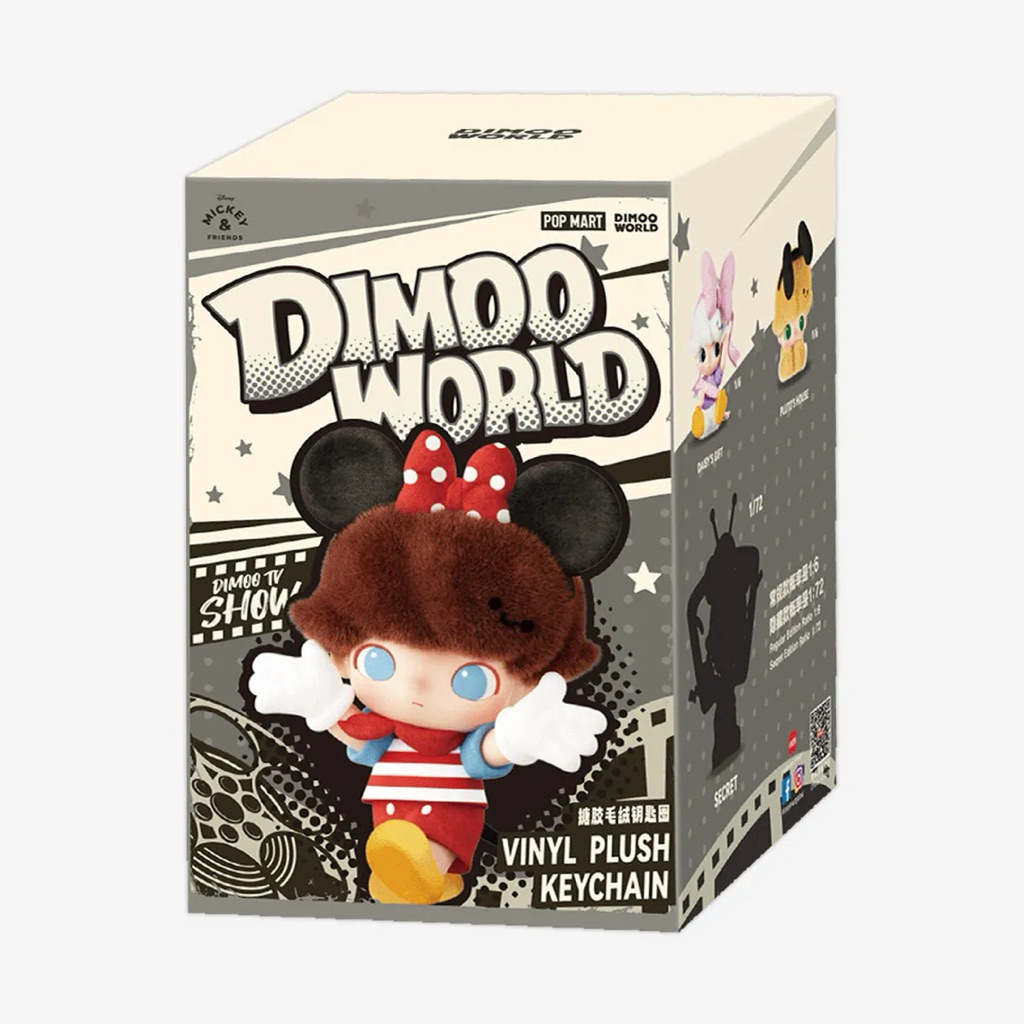 (สินค้าพร้อมส่ง🇹🇭) พวงกุญแจ DIMOO WORLD × DISNEY Series