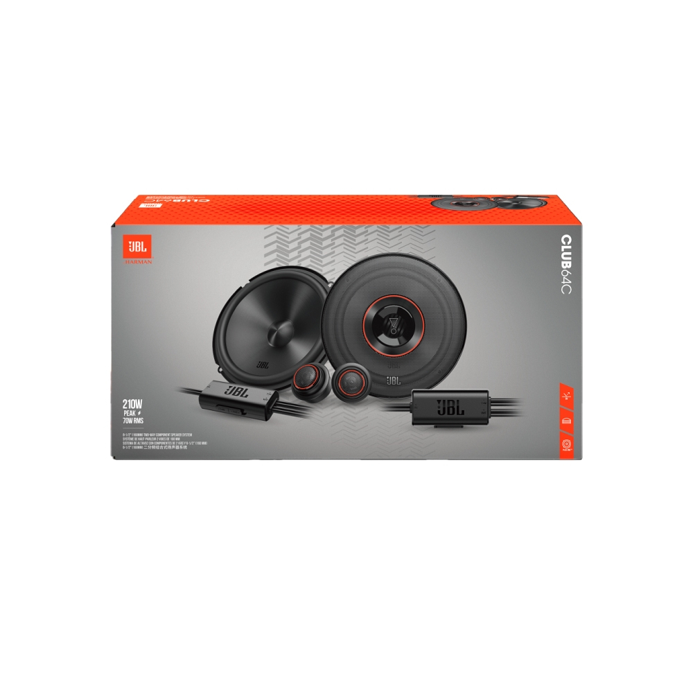 JBL Club 64C (2-Way Component) / Club 64 (coaxial speakers) ลำโพงรถยนต์, ลำโพงกลาง-แหลม แกนร่วม 6.5 