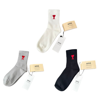 ถุงเท้า ami ข้อกลาง นุ่มเท้า รุ่นใหม่ล่าสุด2025 (พร้อมส่งในไ…