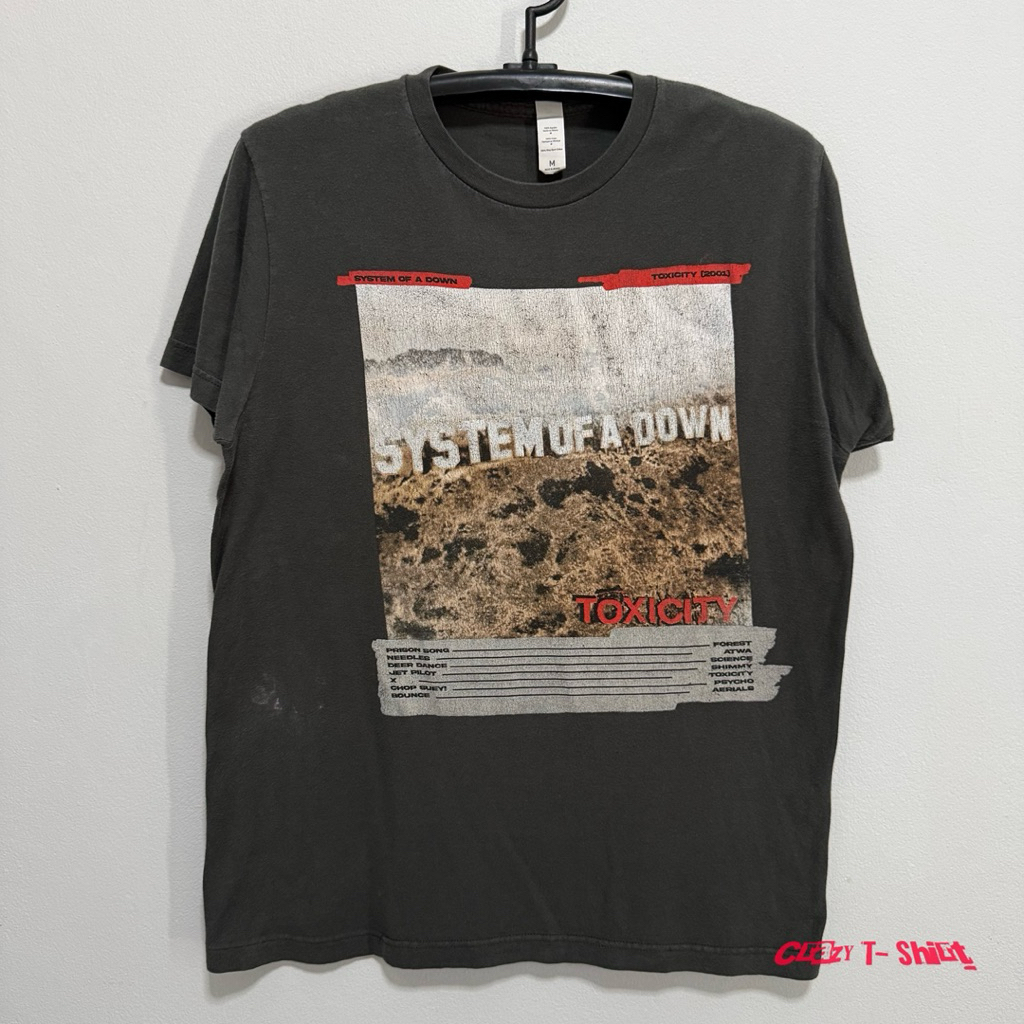 เสื้อวง System Of A Down •Toxicity แท้จากกระสอบมือสอง