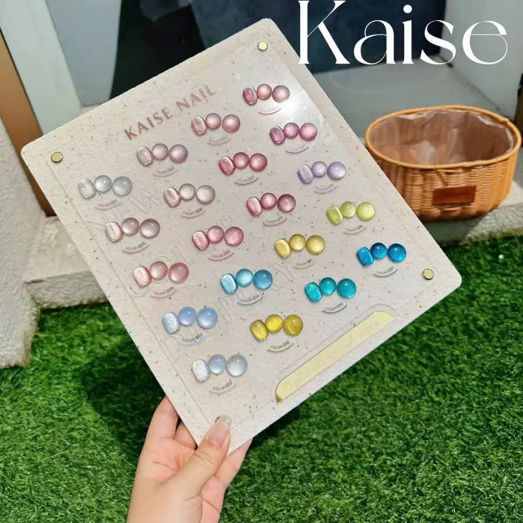 Set Kaise Crystal cateye 20 สี สีเจล เล็บเจล