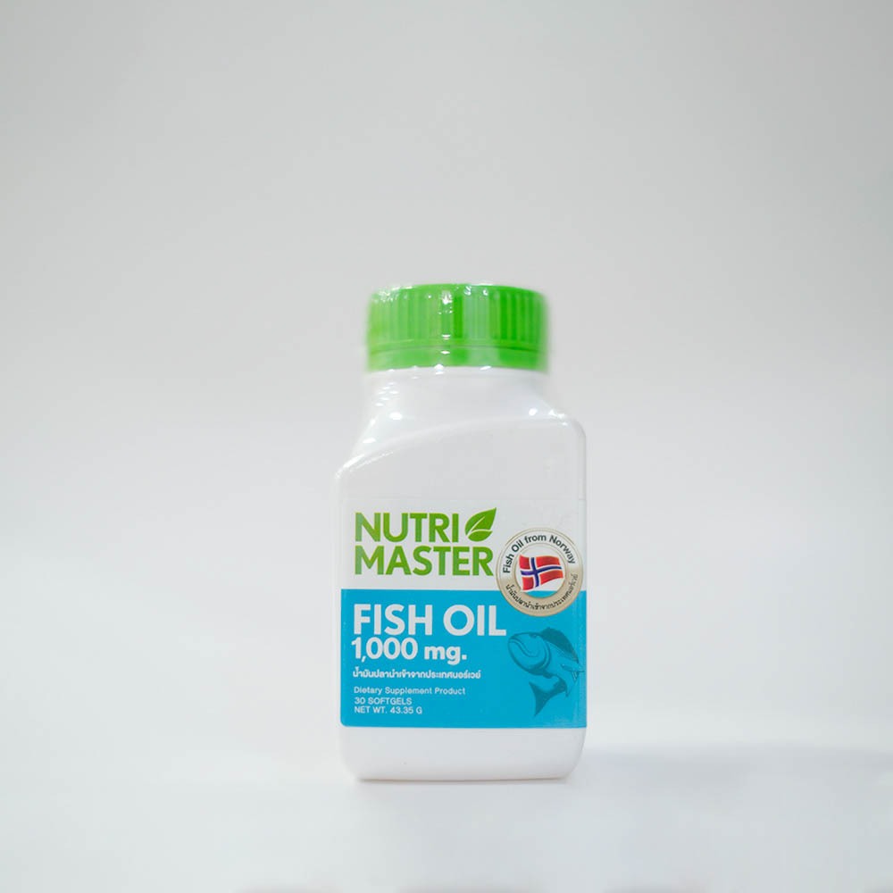 Nutri Master​ Fish Oil น้ำมันปลา นิวทรีมาสเตอร์ 30/100 แคปซูล