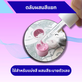(PRO)ช่องของแถมตลับผสมสีแยก 24 ตลับแถมฟรีสติ๊กเกอร์ 24 ดวงสำหรับผสมสี