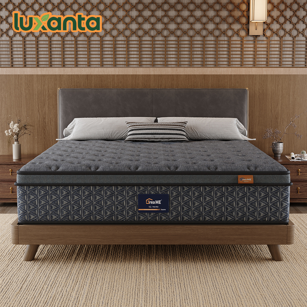 หลับสบายด้วย  Dreame ที่นอนยางพาราแท้ เสริมพ็อกเก็ตสปริง รองรับสรีระมากยิ่งขึ้น สัมผัสเย็น หนา 12 นิ้ว สัมผัสนุ่มสบาย ราคาถูก