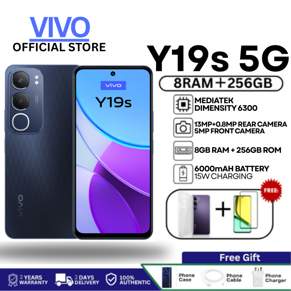 vivo Y19s 5G 8+256GB | สเปกแรง | กล้องคมชัด | แบตอึด ใช้ได้ทั้งวัน