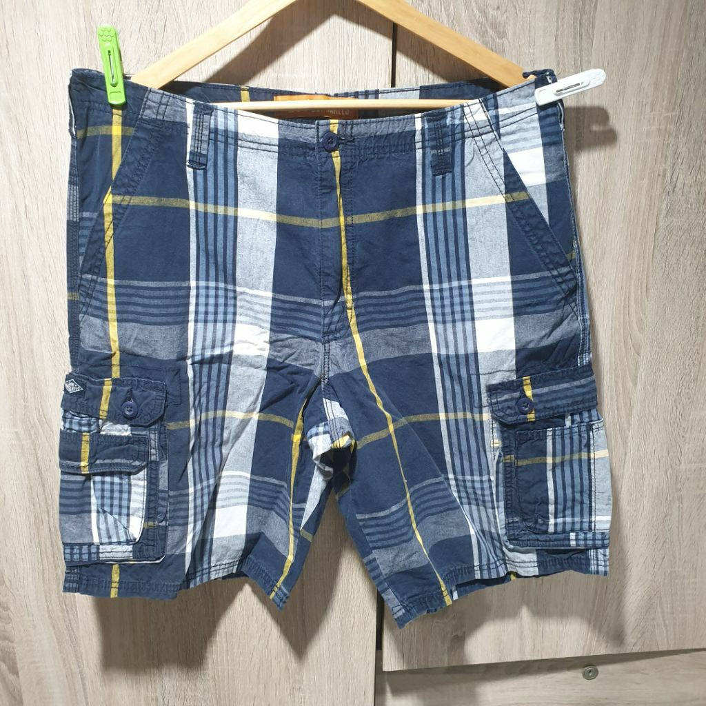 กางเกงคาร์โก้ Lee ลายสก๊อต ของแท้มือสอง