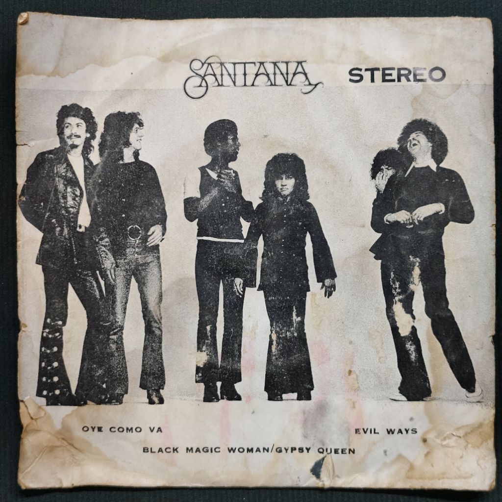 แผ่นเสียง 7" เพลงสากล 70' 80' 90' / Santana - Para Los Rumberos/Samba Pa Ti