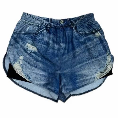 SURETHING FAKE JEANS RUN SHORT
