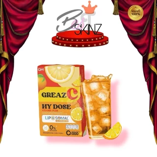 GREAZ C HY DOSE VITAMIN PLUS saikono วิตามินซี GM เสริมสร้างภูมิคุ้มกันในร่างกาย [บรรจุ10ซอง]
