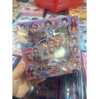 สติ๊กเกอร์ ลายK pop เคป็อป 1กล่อง 100แผ่น