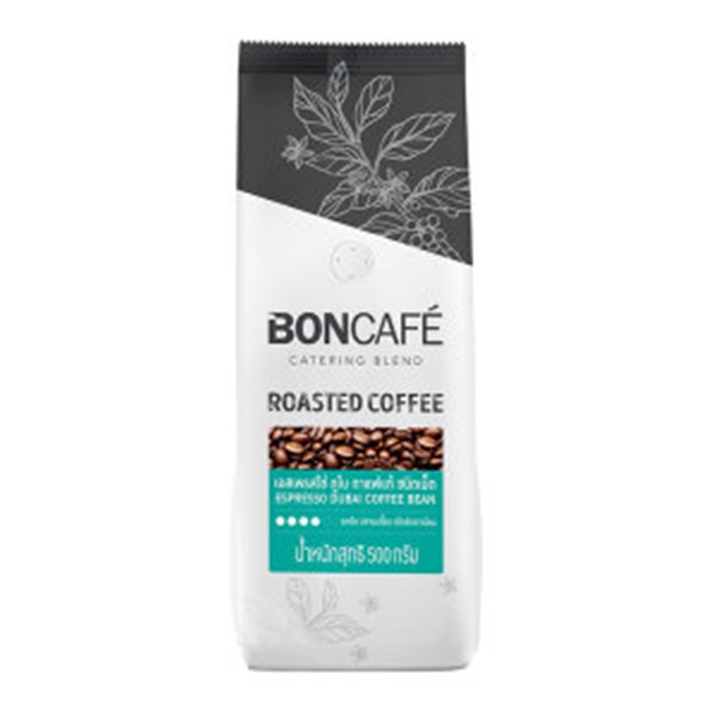 Bonกาแฟ เมล็ดกาแฟคั่ว เอสเพรสโซดูไบ 500 ก.