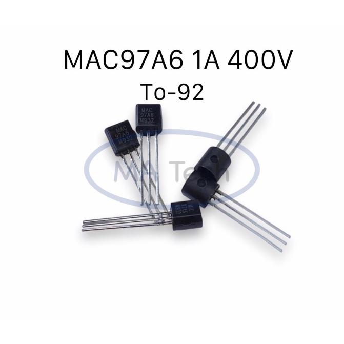 MAC97A6 1A 400V Triac ไทริสเตอร์ TO-92