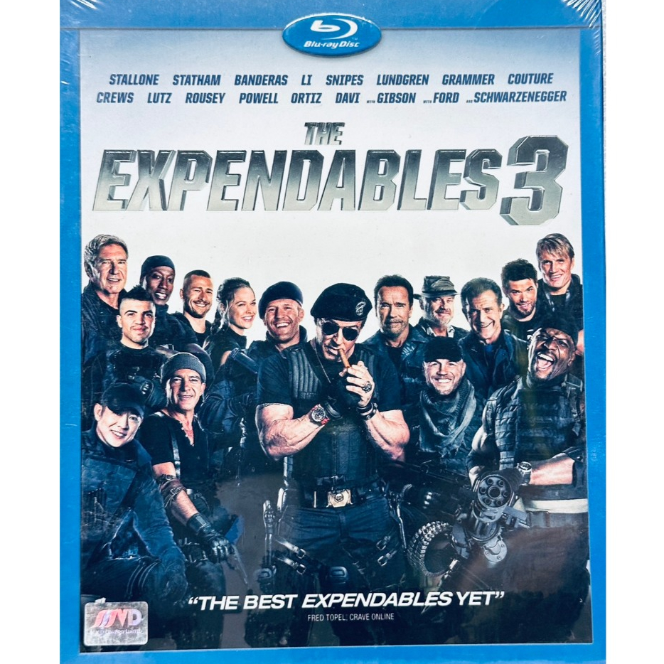 Blu-ray : The Expendables 3 (2014) โคตรมหากาฬ ทีมเอ็กซ์เพ็นเดเบิลส์ 3 " Sylvester Stallone, Jet Li "