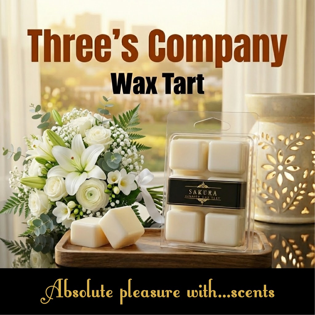 Aroma Wax – Three’s Company สำหรับเตาน้ำมันหอม 1 แพ็ค 6 ก้อน ใช้ได้นาน 72 ชม. พร้อมส่ง ราคา ถูกที่สุด ดีลบีเคเค แกลเลอรีภาพที่ 5