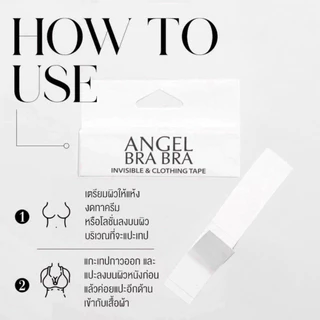 ANGELBRABRA เทปติดเสื้อกันโป๊ INVISIBLE&CLOTHING TAPE
